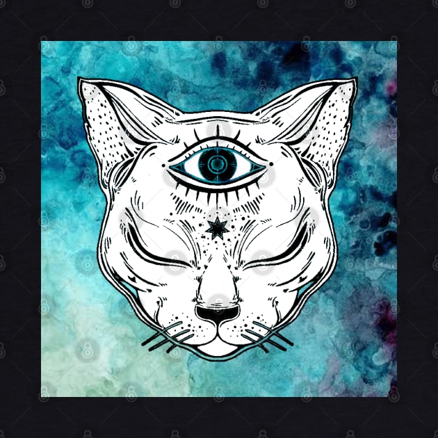 The third eye of the cat by Art by Ergate